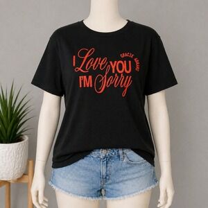 Gracie Abrams Tee XL I Love You I'm Sorry Graphic Band Soft Girl Aesthetic‎ Y2K